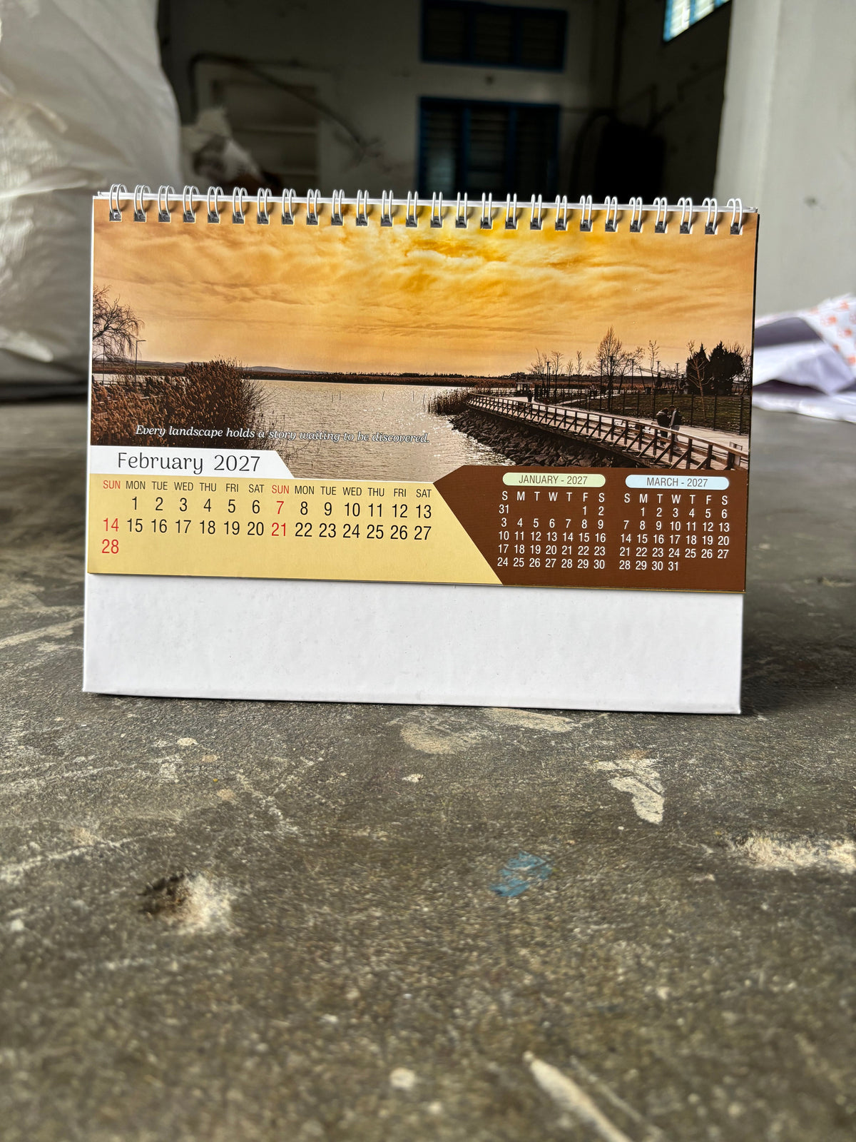 NTL 03 Table Calendar 2027