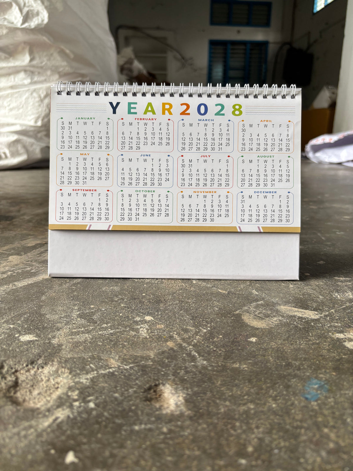 NTL 03 Table Calendar 2027