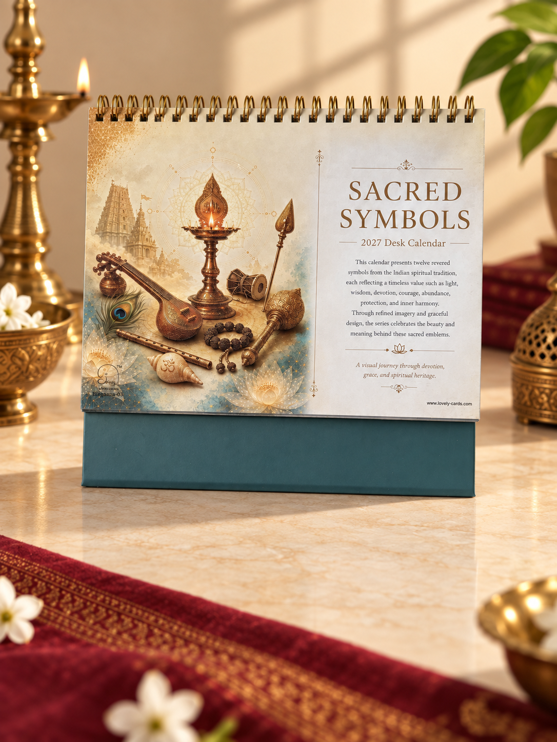 Eleganza 03 Table Calendar 2027 - product view 1
