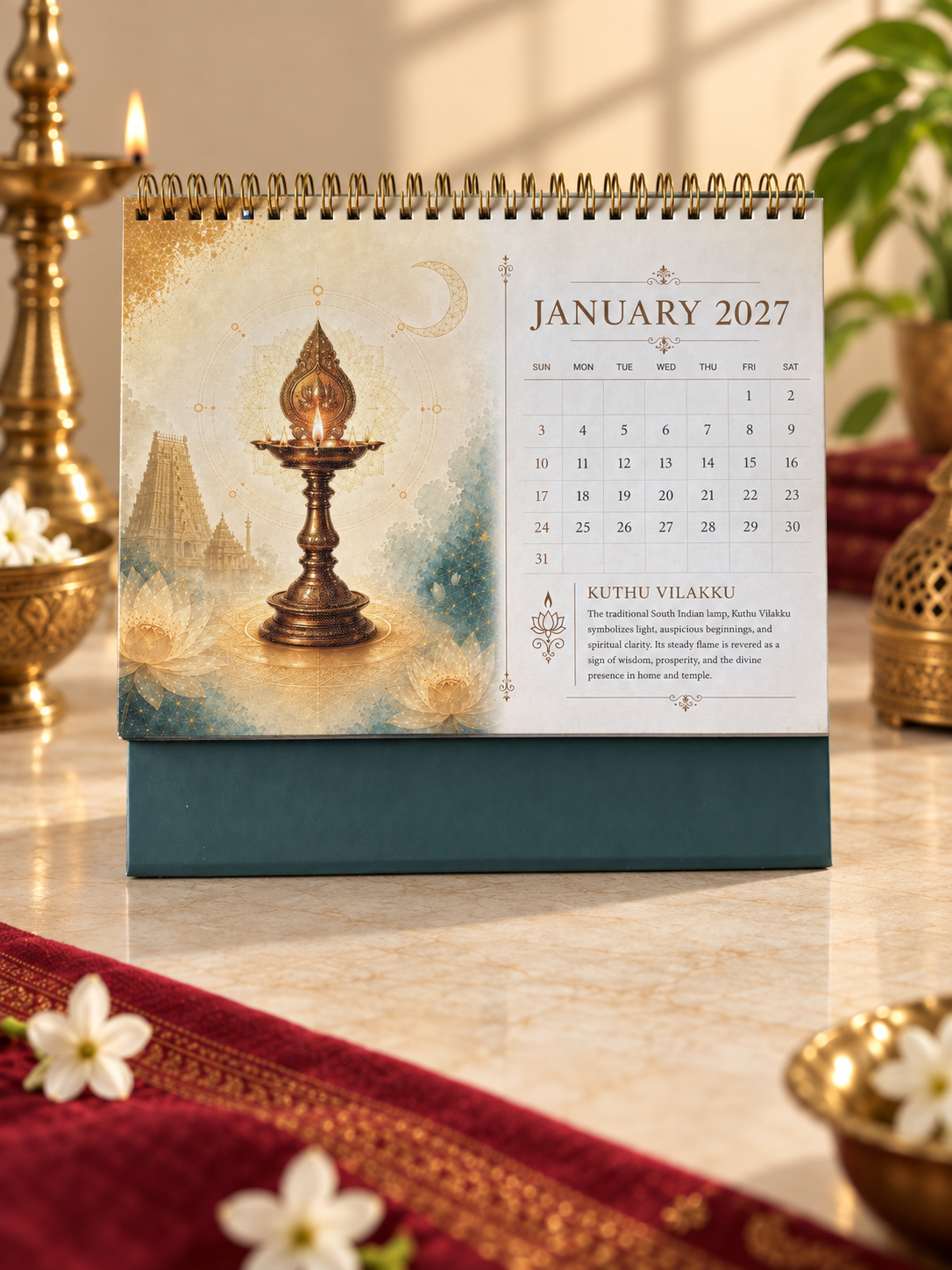 Eleganza 03 Table Calendar 2027 - product view 3