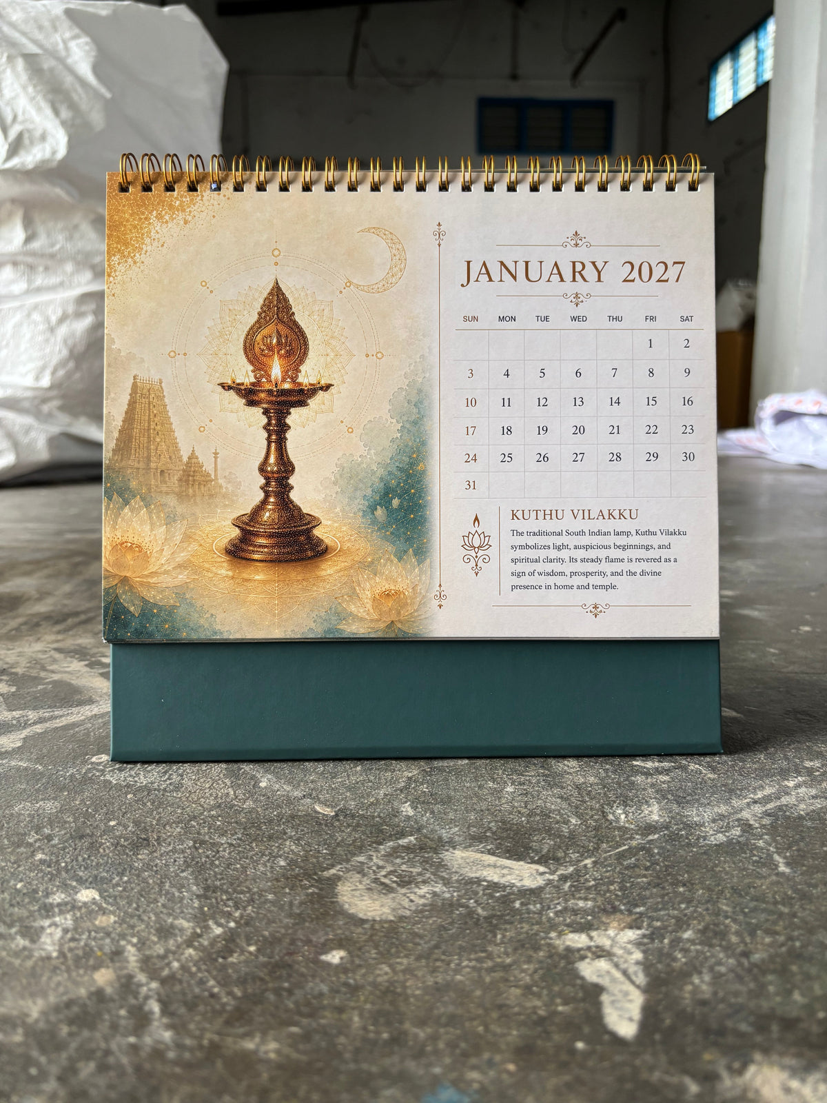 Eleganza 03 Table Calendar 2027