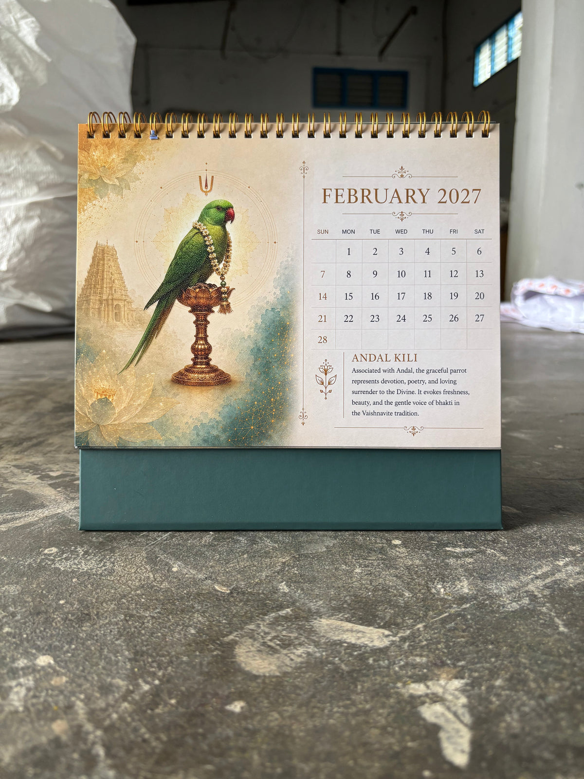 Eleganza 03 Table Calendar 2027