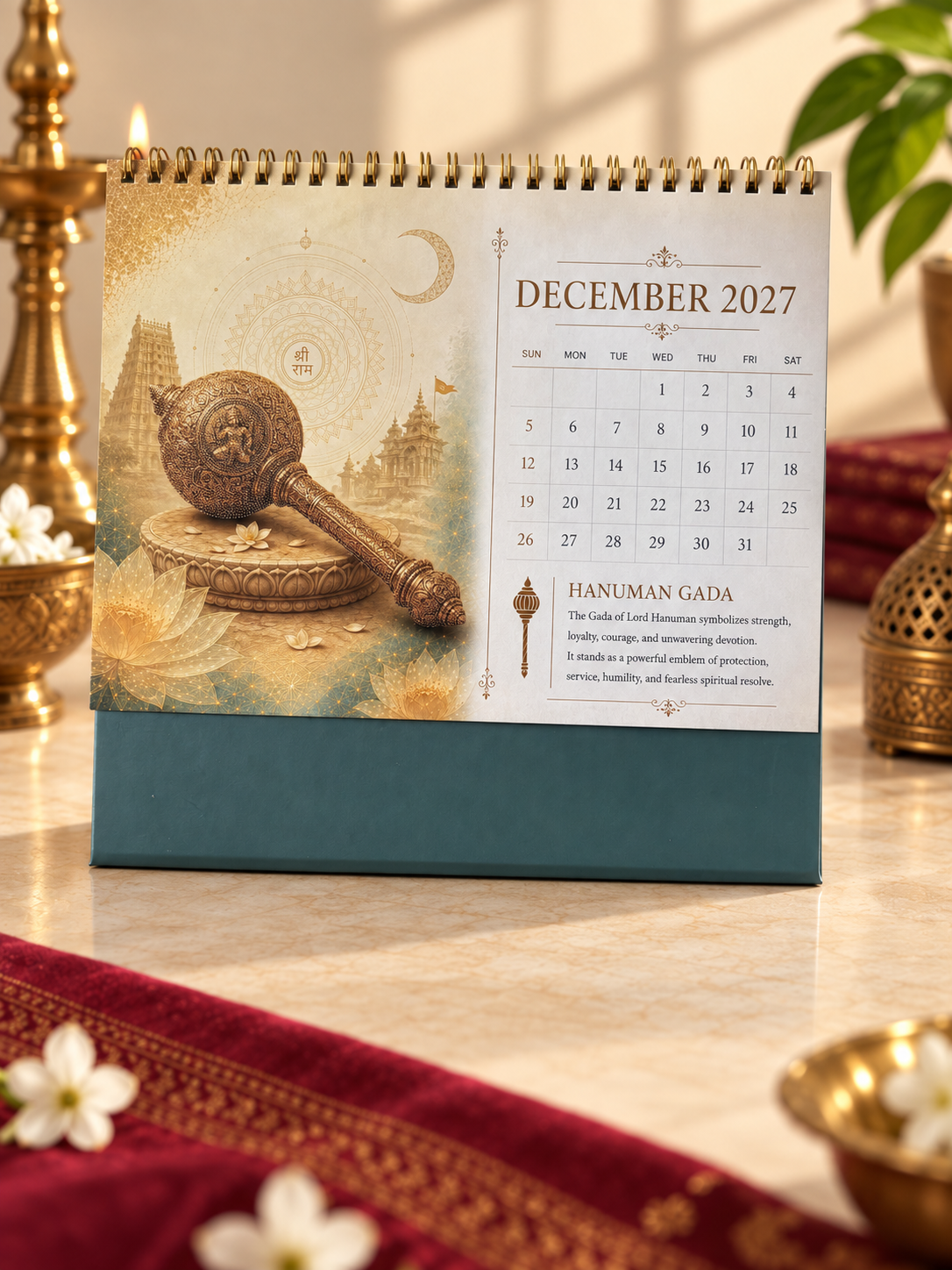 Eleganza 03 Table Calendar 2027 - product view 7