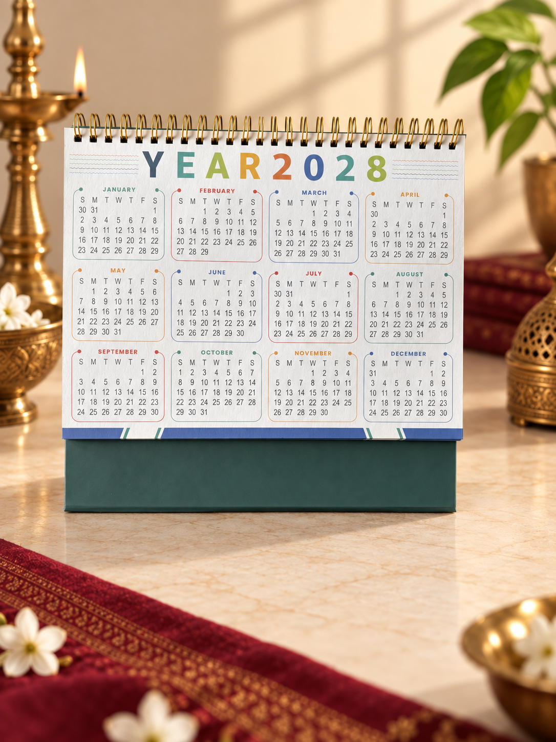 Eleganza 03 Table Calendar 2027 - product view 8