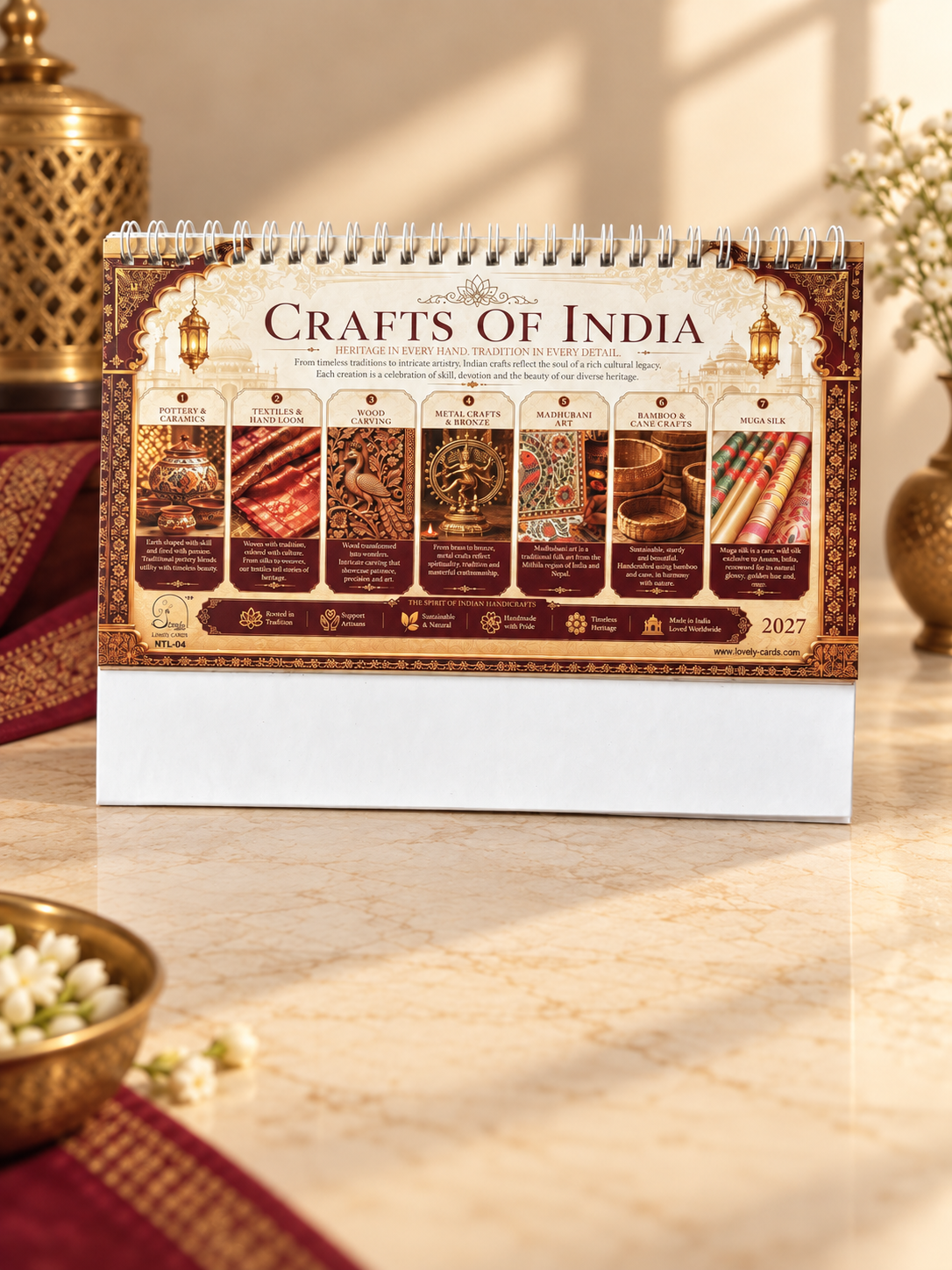 NTL 04 Table Calendar 2027 - product view 1