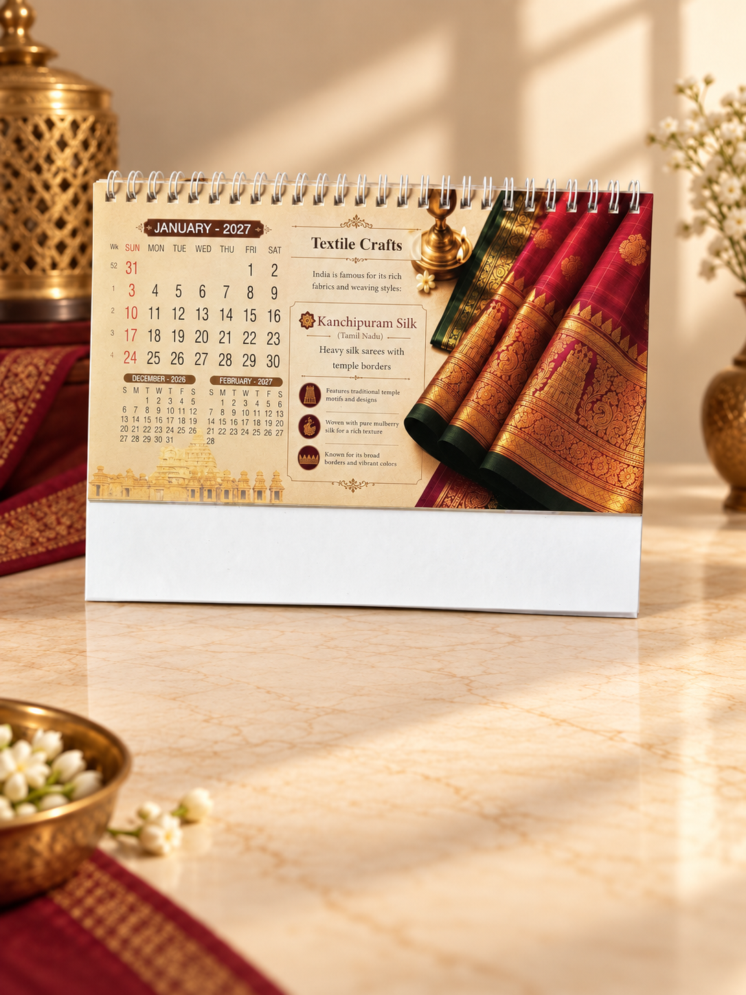 NTL 04 Table Calendar 2027 - product view 2