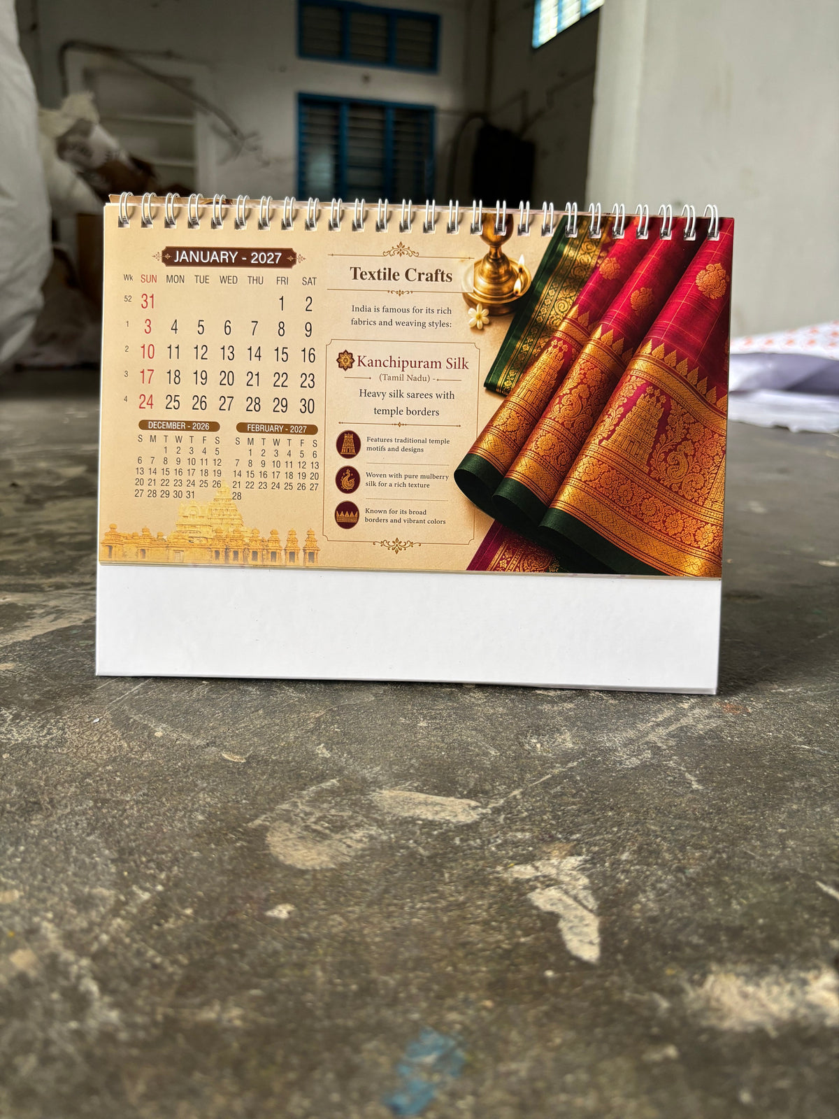 NTL 04 Table Calendar 2027