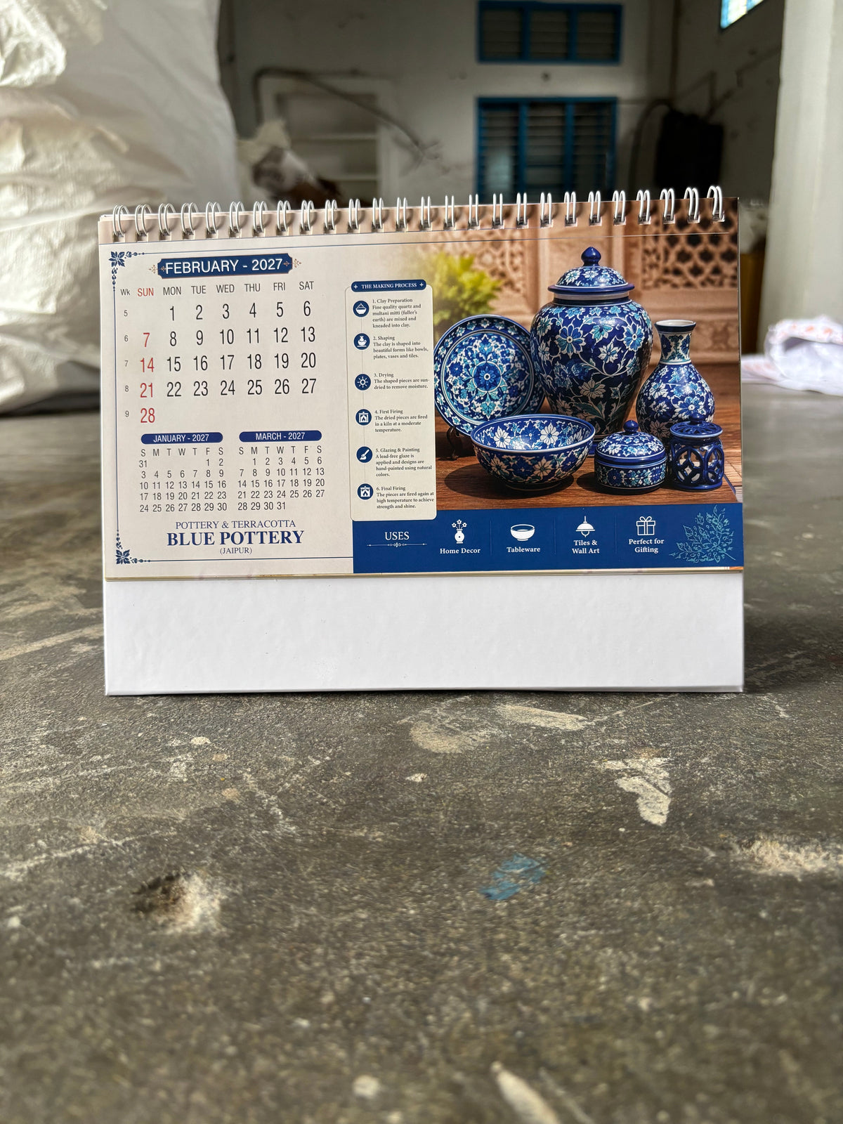 NTL 04 Table Calendar 2027