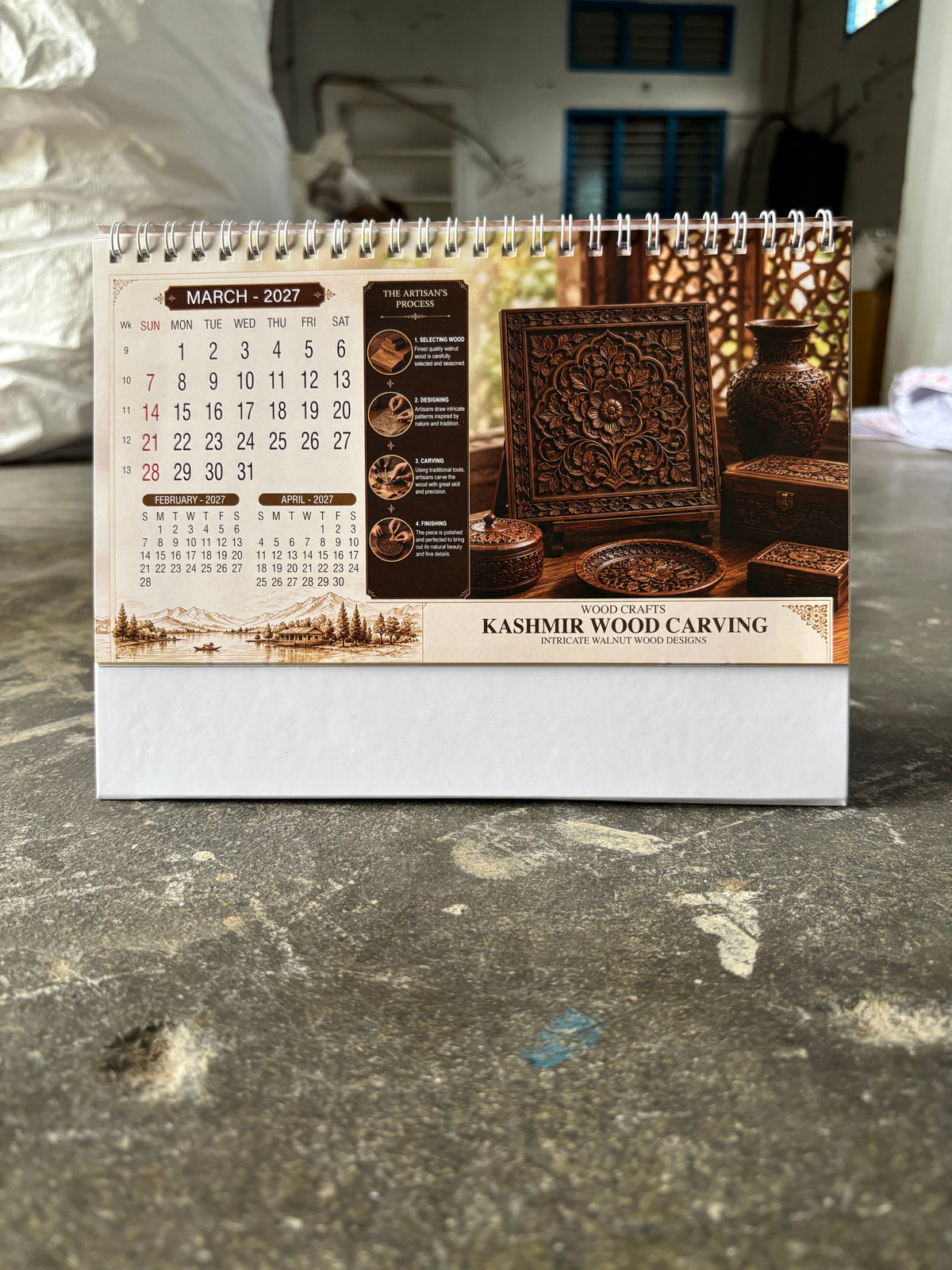 NTL 04 Table Calendar 2027