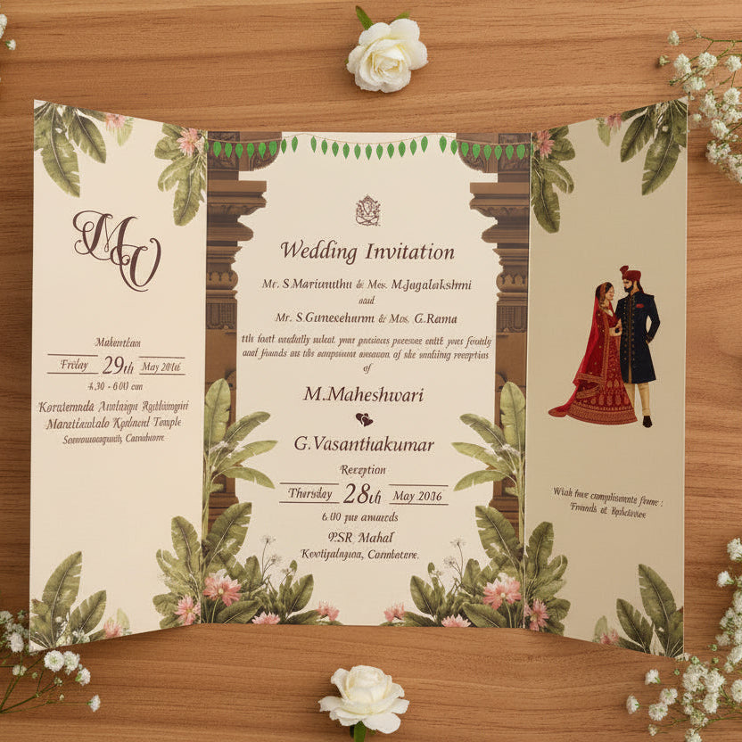Personalized Wedding Invite-329 — view 2