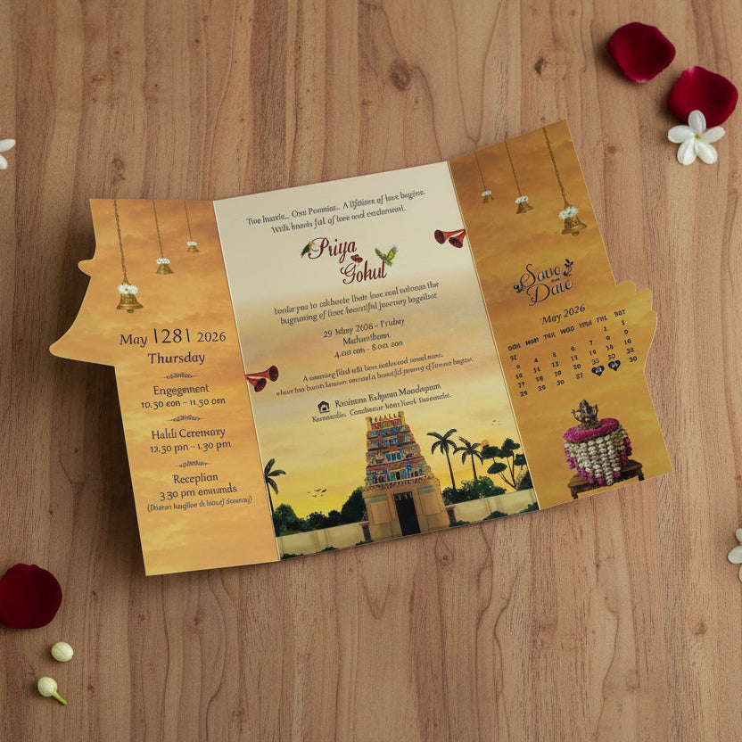 Personalized Wedding Invite-332 — view 2