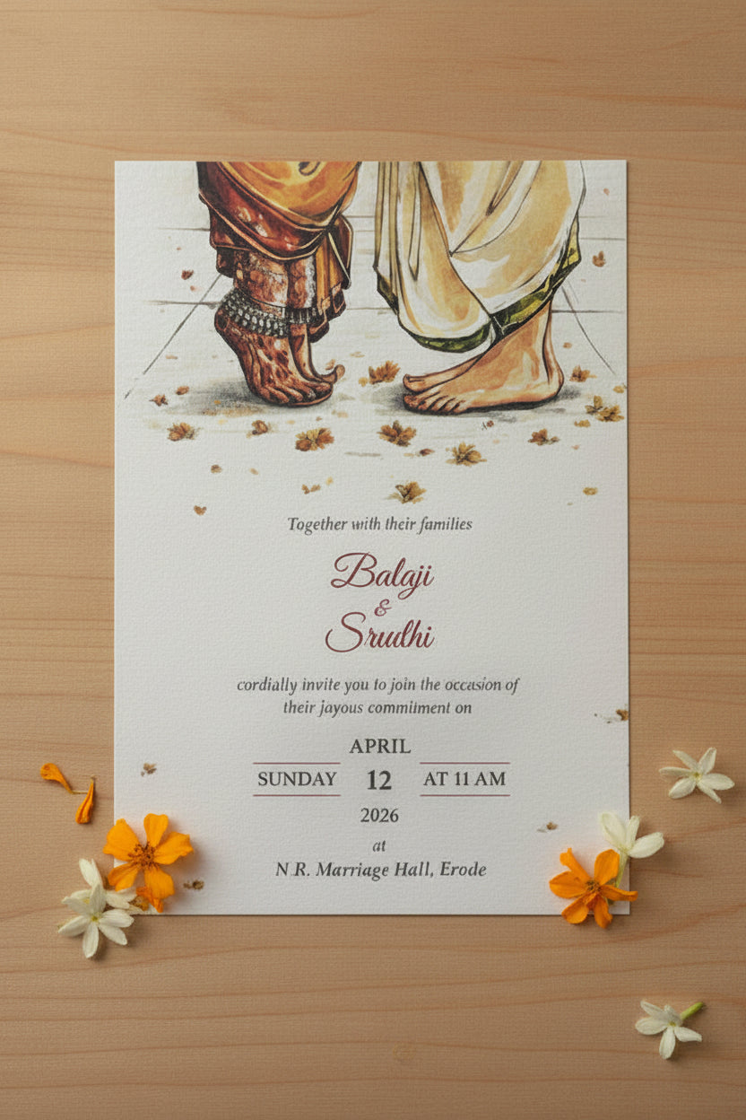 Personalized Wedding Invite-335 — view 2