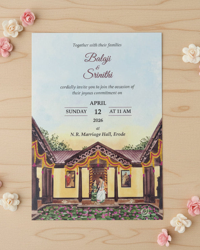 Personalized Wedding Invite-341 — view 2
