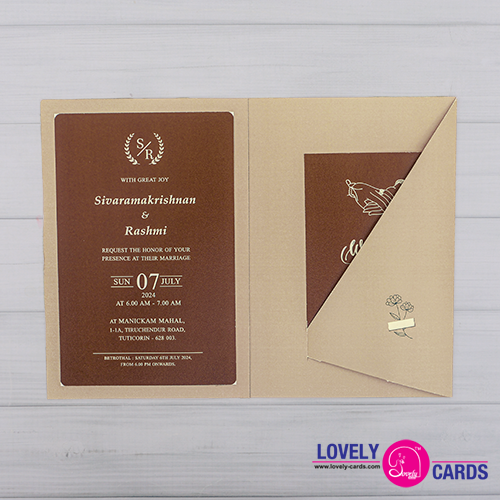 Personalized Wedding Invite-160 — view 2