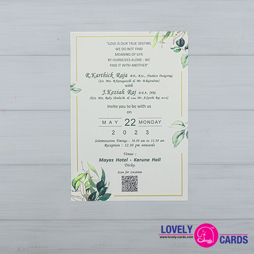 Personalized Wedding Invite-238 — view 3