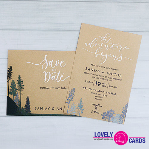 Personalized Wedding Invite-180 — view 2