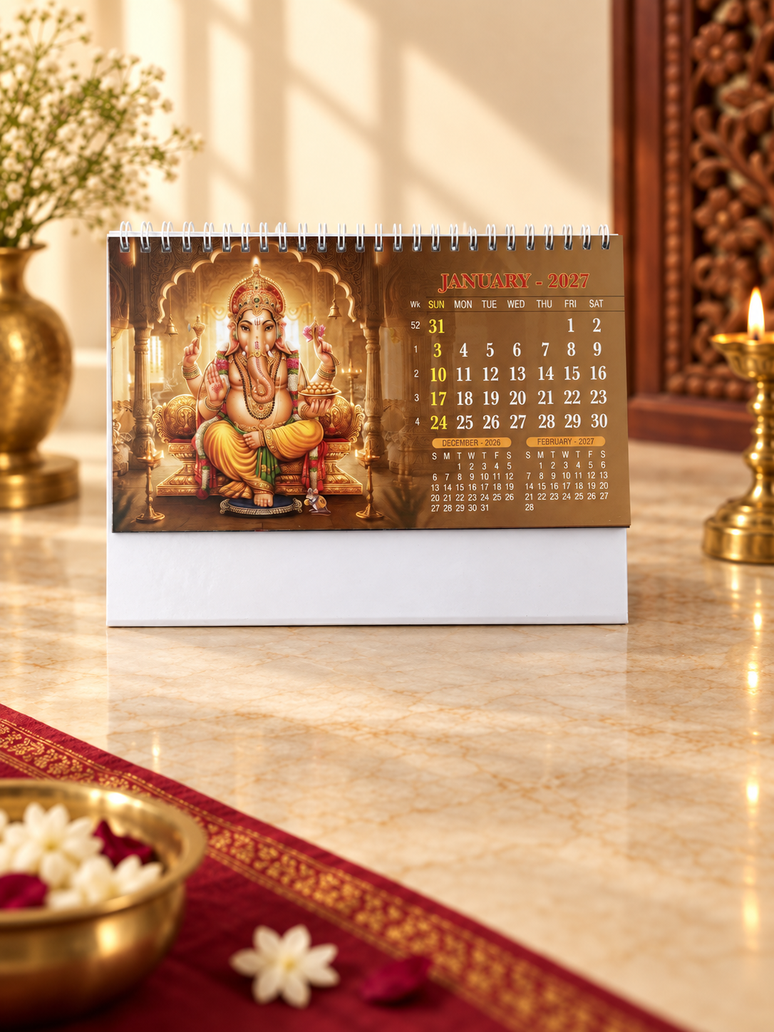 NTL 01 Table Calendar 2027 - product view 2