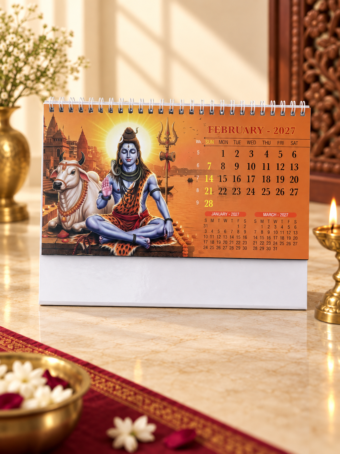 NTL 01 Table Calendar 2027 - product view 3