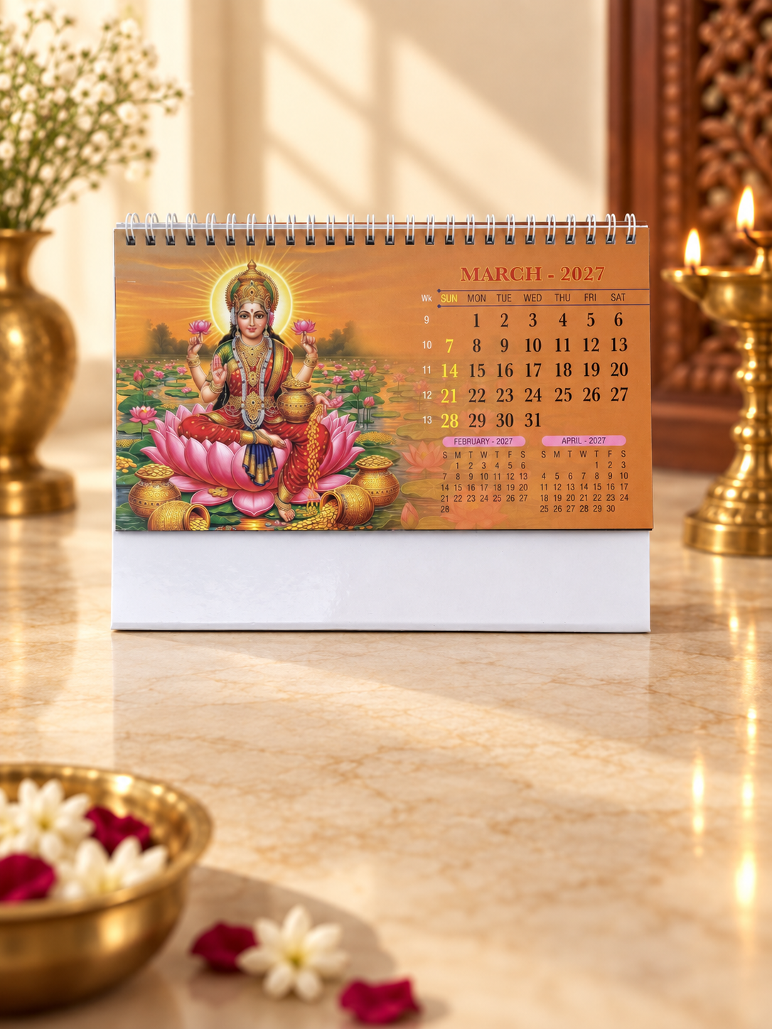 NTL 01 Table Calendar 2027 - product view 4