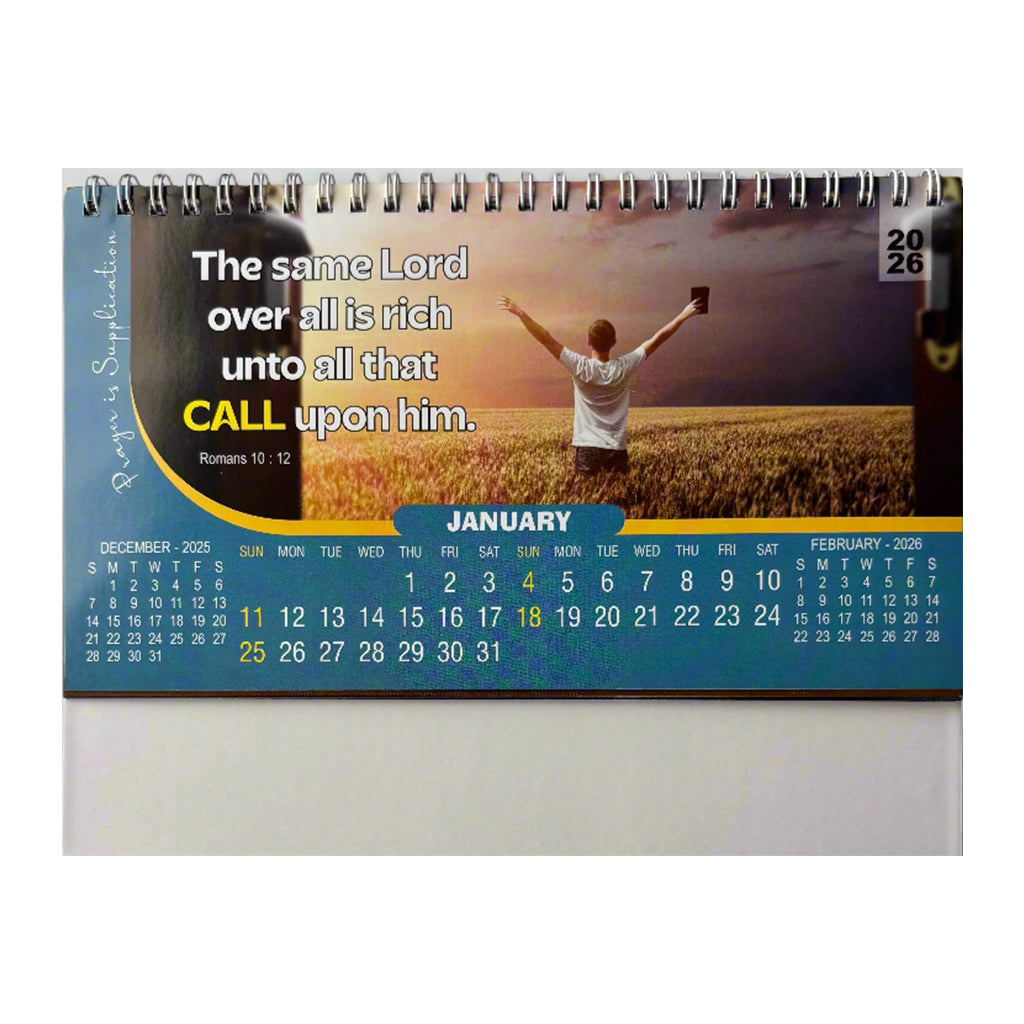 NTL 02 Table Calendar 2026 — view 3
