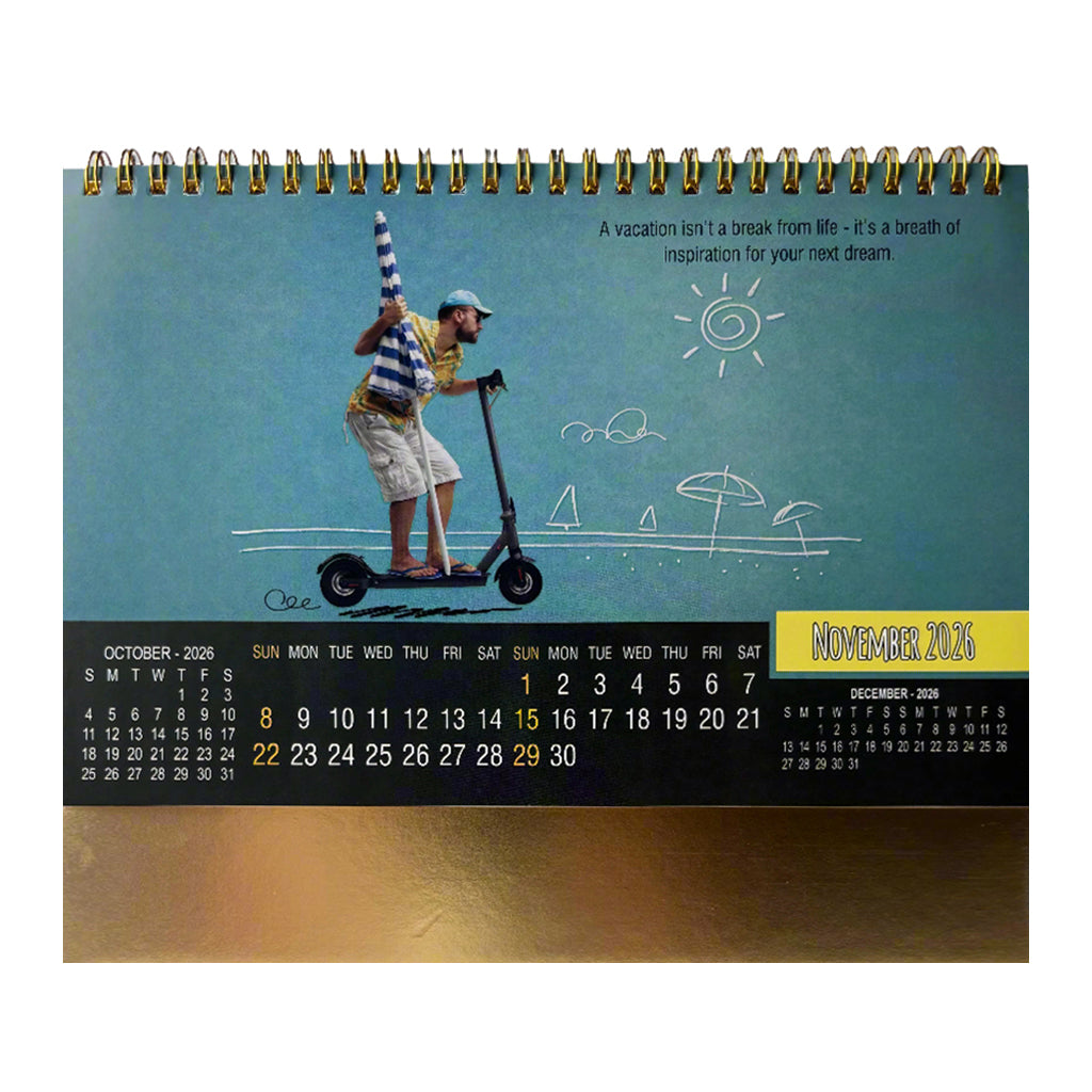 Premia 04 Table Calendar 2026 — view 12