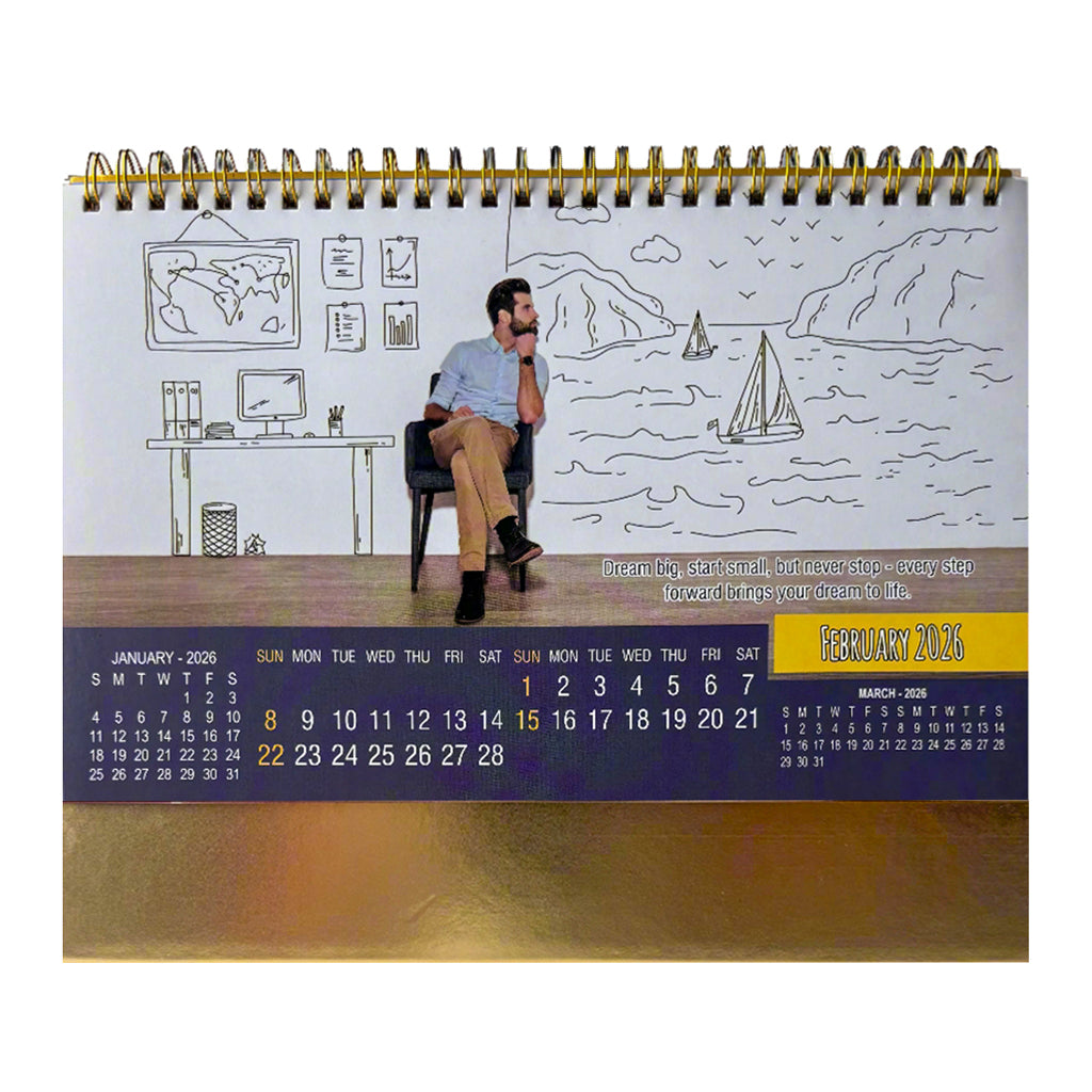 Premia 04 Table Calendar 2026 — view 3