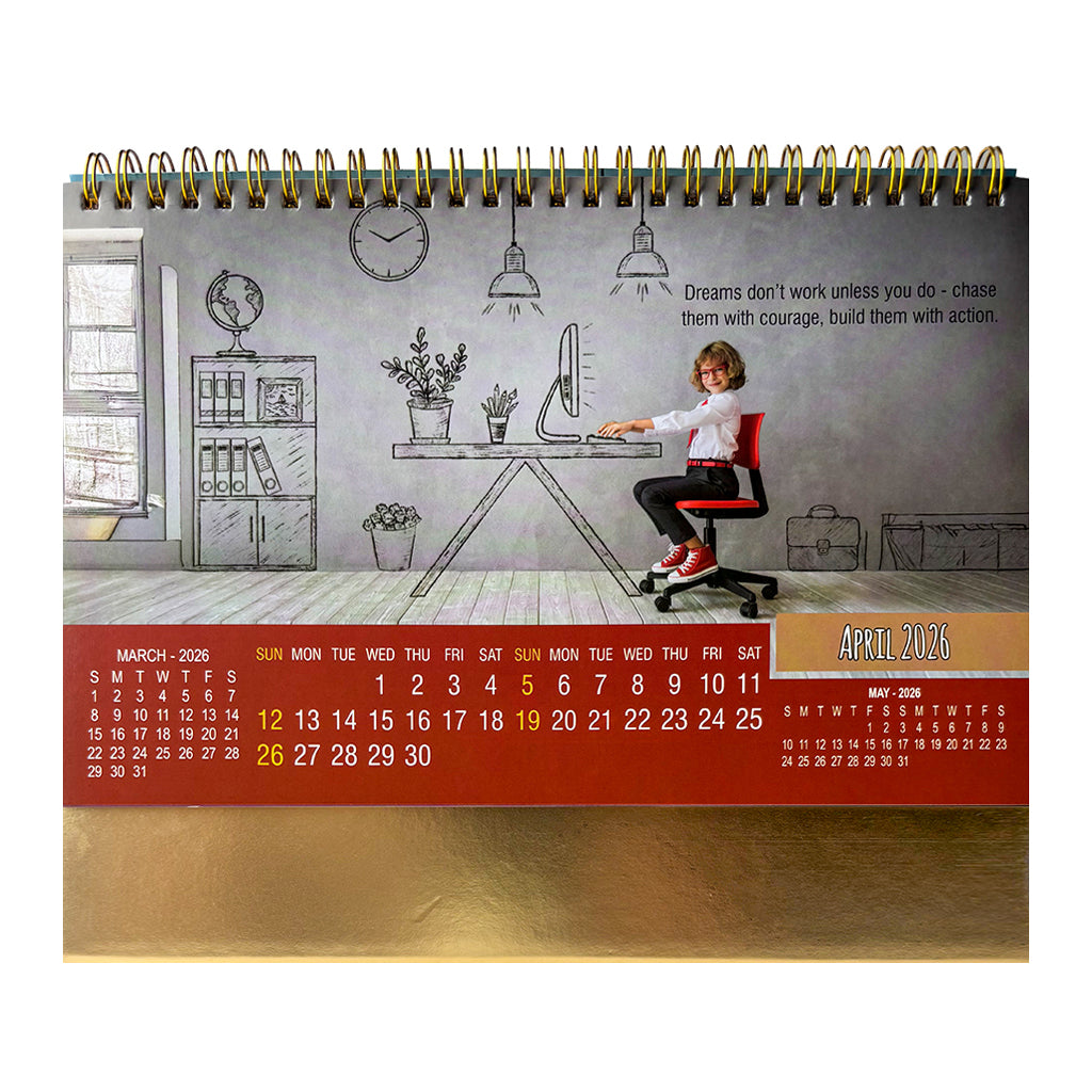 Premia 04 Table Calendar 2026 — view 5