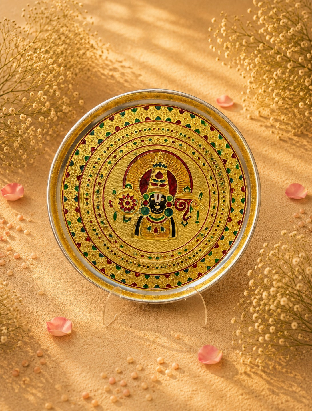 TRADITIONAL ROUND DECORATIVE PLATE