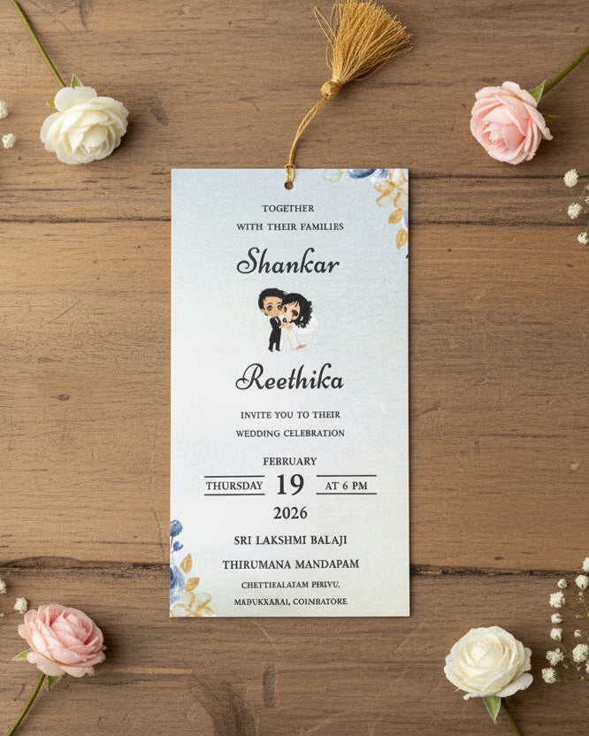 Personalized Wedding Invite-322 — view 3