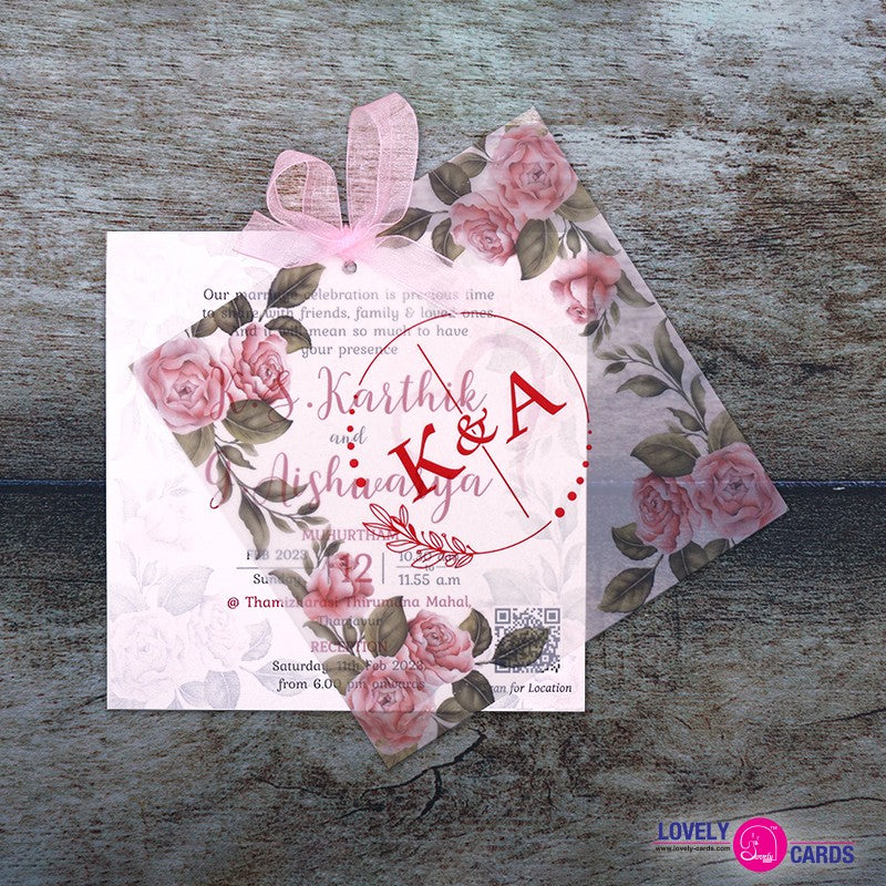 Personalized Wedding Invite-092 — view 2