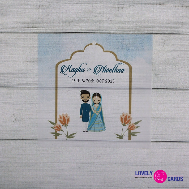 Personalized Wedding Invite-093 — view 3