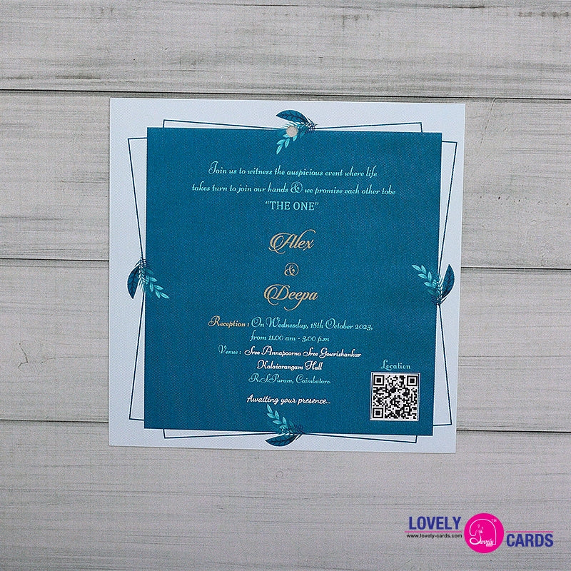 Personalized Wedding Invite-094 — view 2