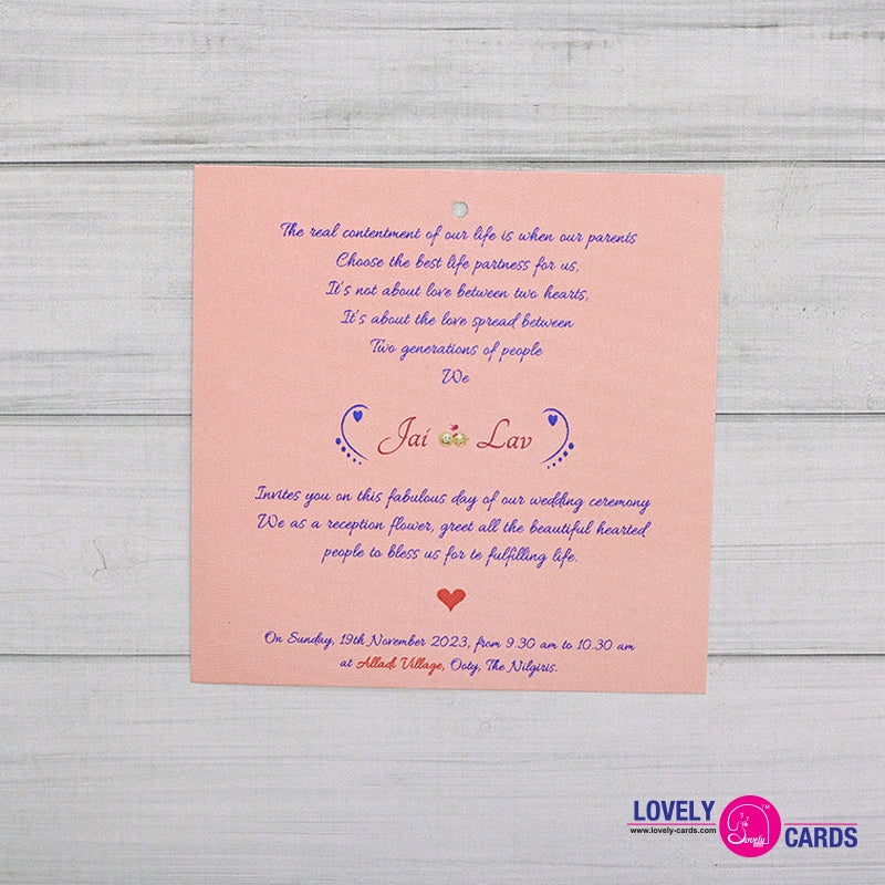 Personalized Wedding Invite-095 — view 2