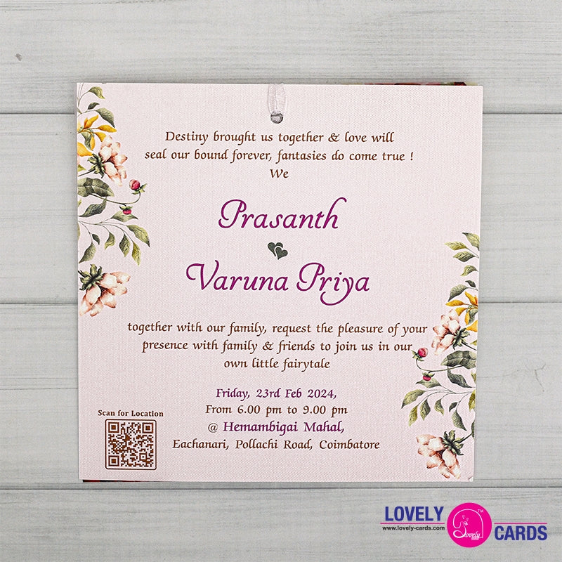 Personalized Wedding Invite-096 — view 2