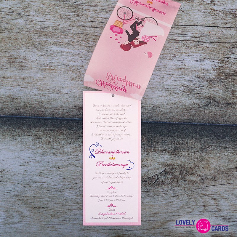 Personalized Wedding Invite-097 — view 3