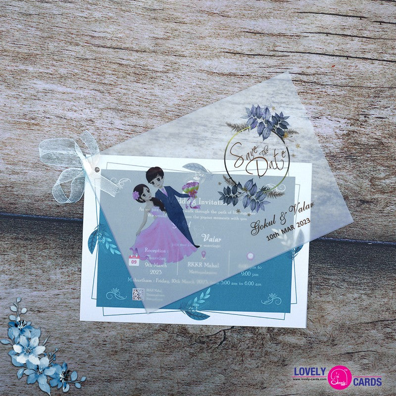 Personalized Wedding Invite-098 — view 2