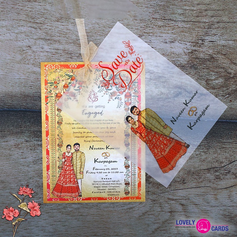 Personalized Wedding Invite-099 — view 2
