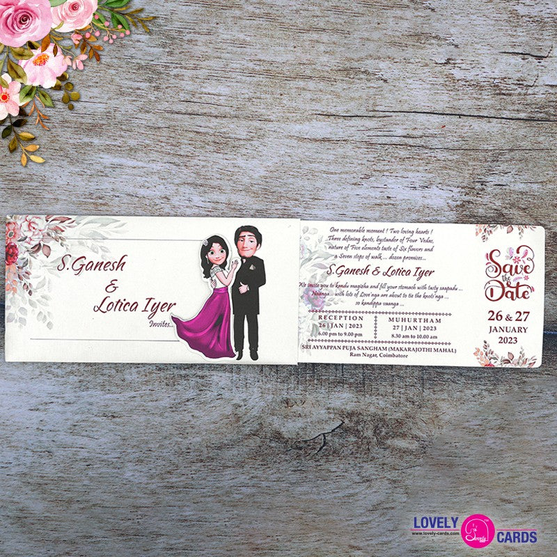 Personalized Wedding Invite-102 — view 2