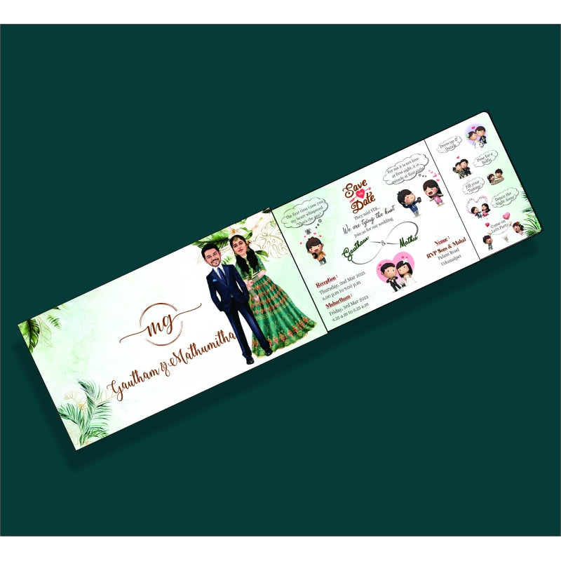 Personalized Wedding Invite-104 — view 2