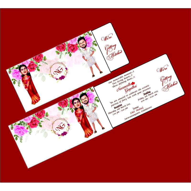 Personalized Wedding Invite-105 — view 3