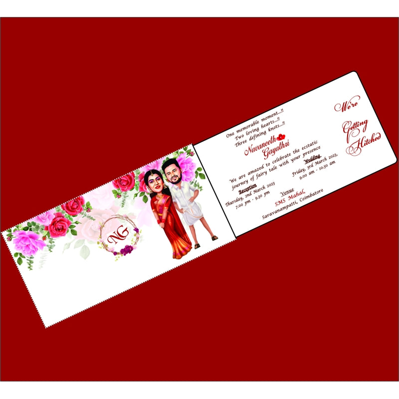 Personalized Wedding Invite-105 — view 2
