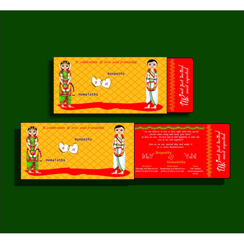 Personalized Wedding Invite-107 — view 3