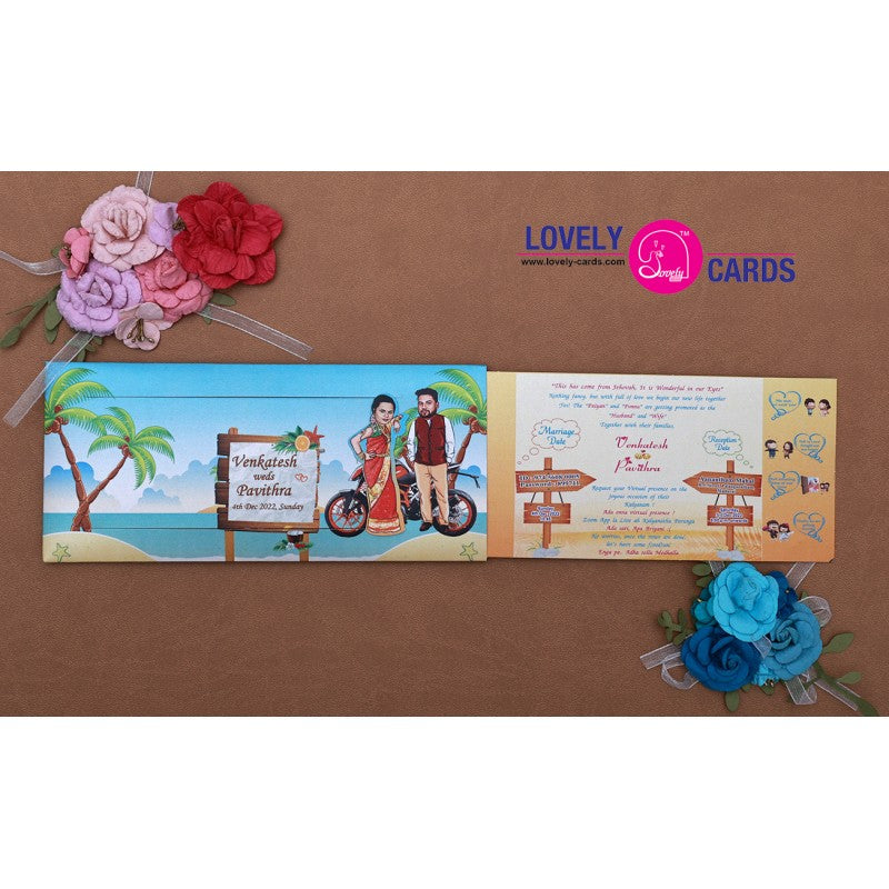 Personalized Wedding Invite-110 — view 2