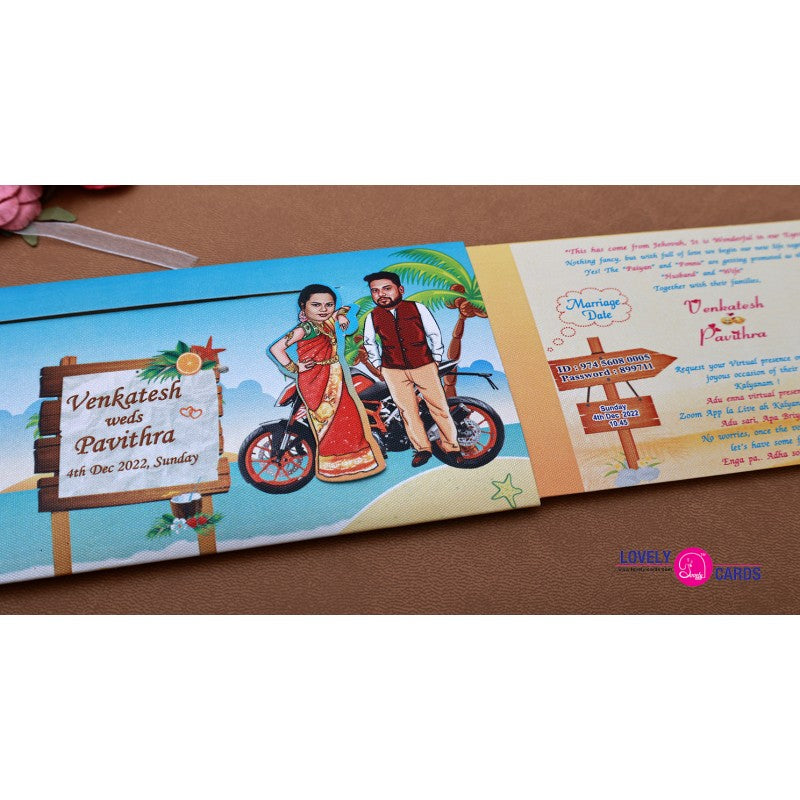 Personalized Wedding Invite-110 — view 3