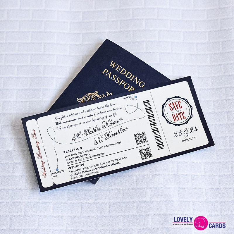 Personalized Wedding Invite-123 — view 3