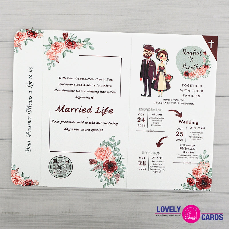 Personalized Wedding Invite-141 — view 2