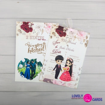 Personalized Wedding Invite-073 — view 2