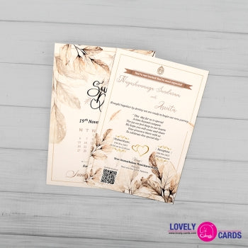 Personalized Wedding Invite-077 — view 2
