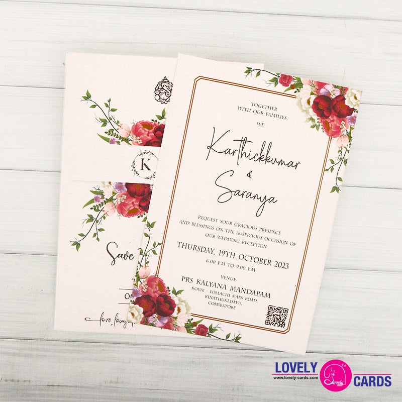 Personalized Wedding Invite-080 — view 2