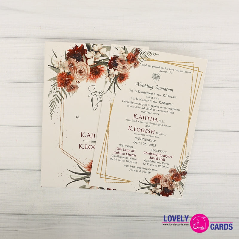 Personalized Wedding Invite-081 — view 2